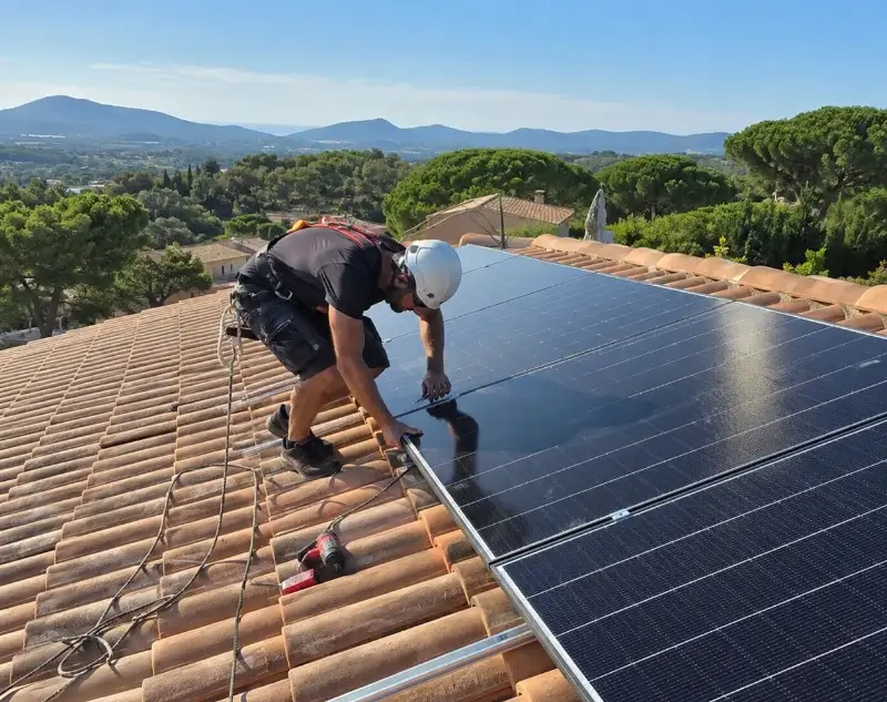 Installateur panneaux solaires Ménéac — pose photovoltaïque sur toiture