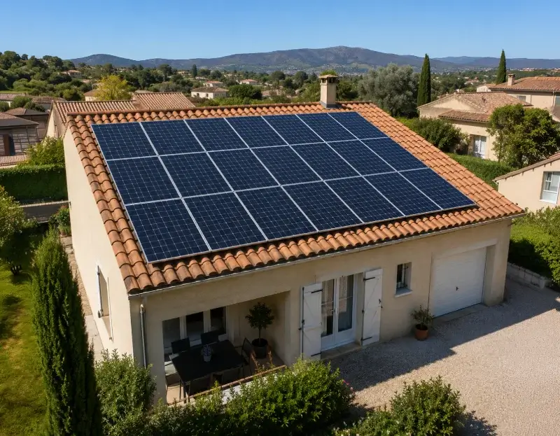 Prime à l'autoconsommation panneaux solaires Ménéac — aide financière de l'État